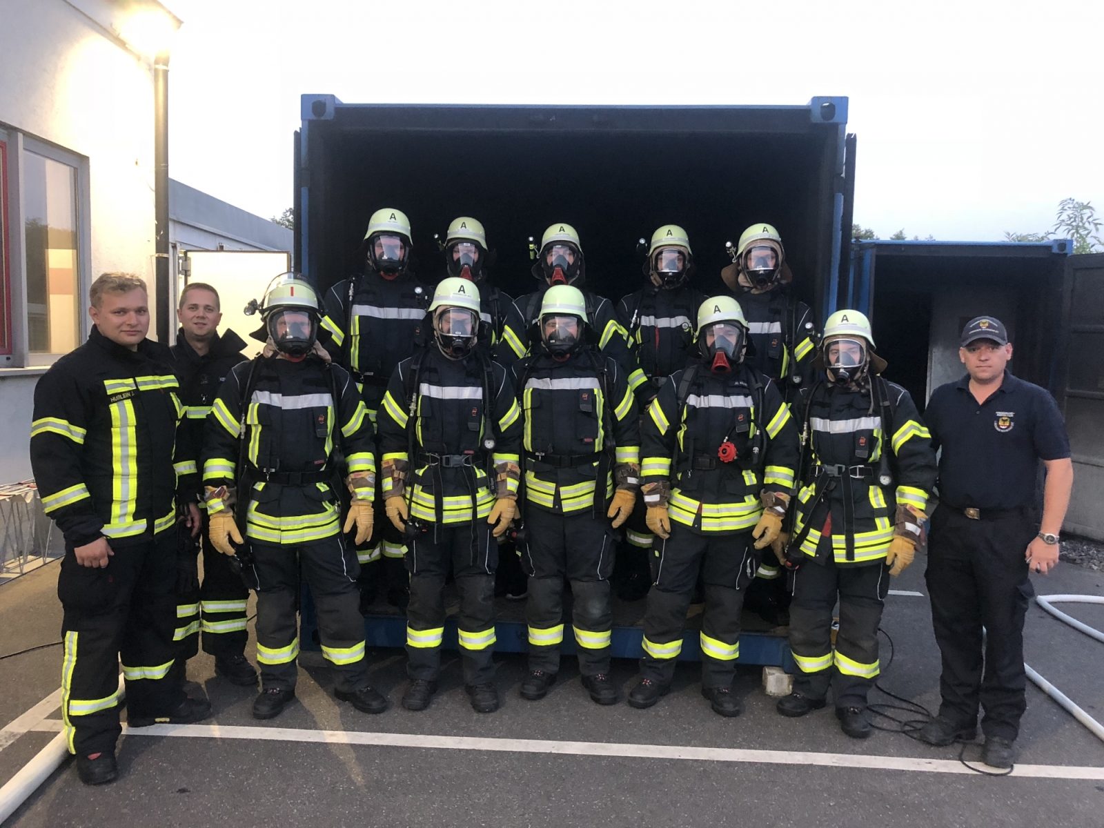 Realbrandausbildung FF Pfändhausen 2018-08-28