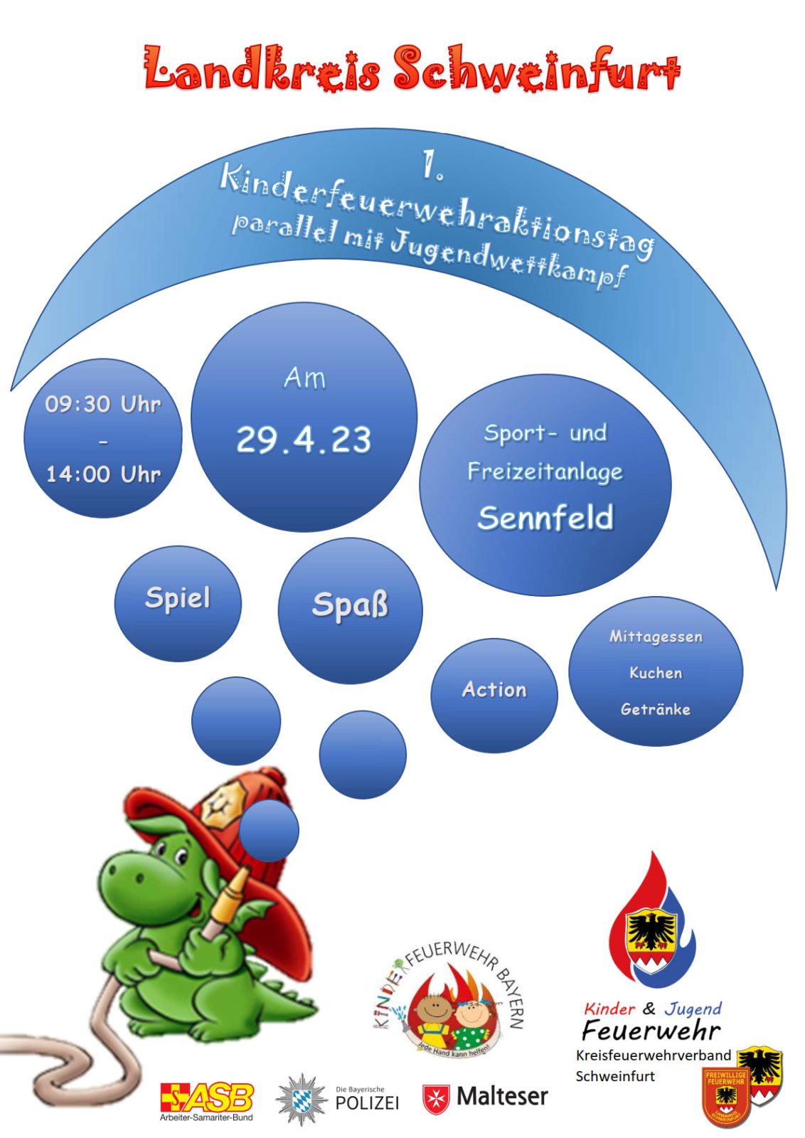 Einladung zum Kinderfeuerwehraktionstag