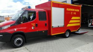 Tragkraftspritzenfahrzeug-Logistik TSF-L