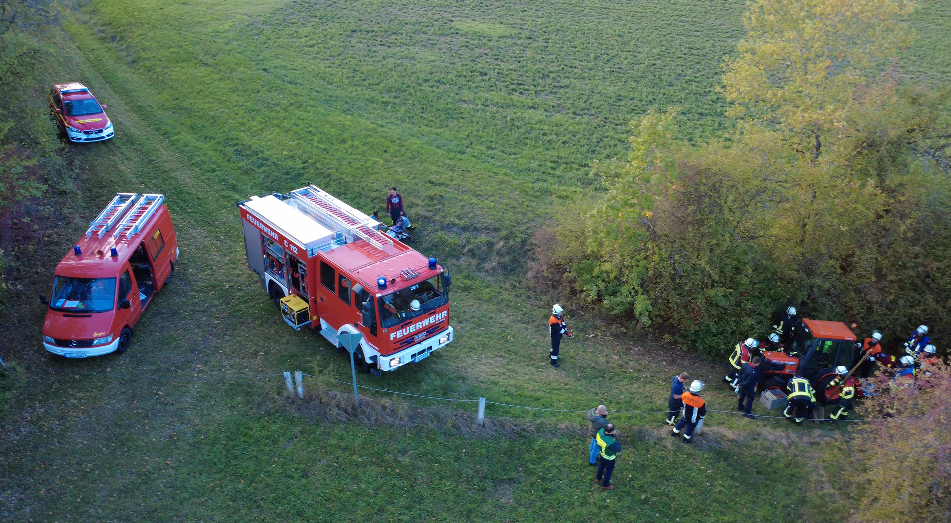 Übung stärkt Zusammenarbeit der Feuerwehren und Hilfsorganisationen